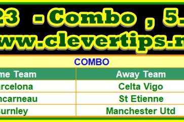 Soccer Combo - Multiple Football Bets - Daily Updates 